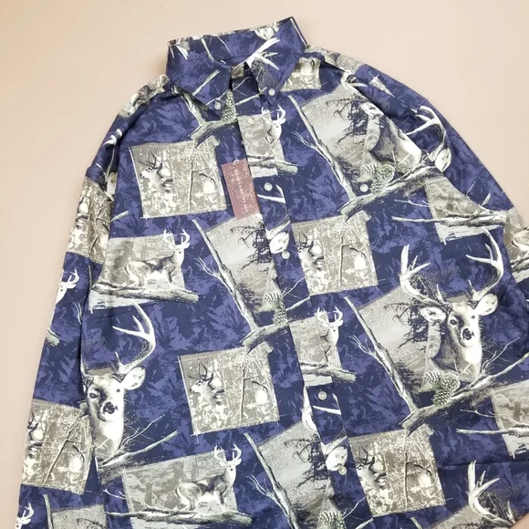 NWT Woodland Trail Deers Forest Wilderness All Ove - Picture 8 of 8